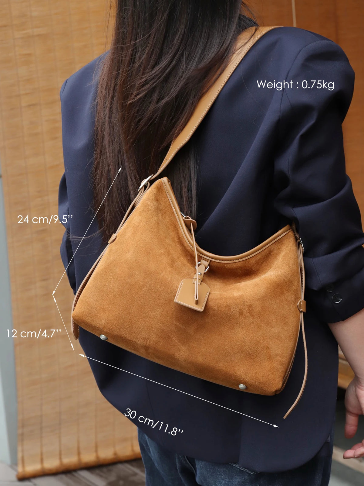 Adjustable Soft Hobo Bag