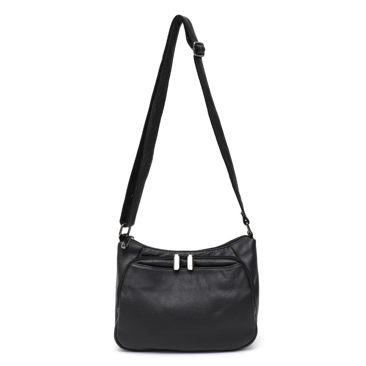 Minimal Zip Shoulder Bag