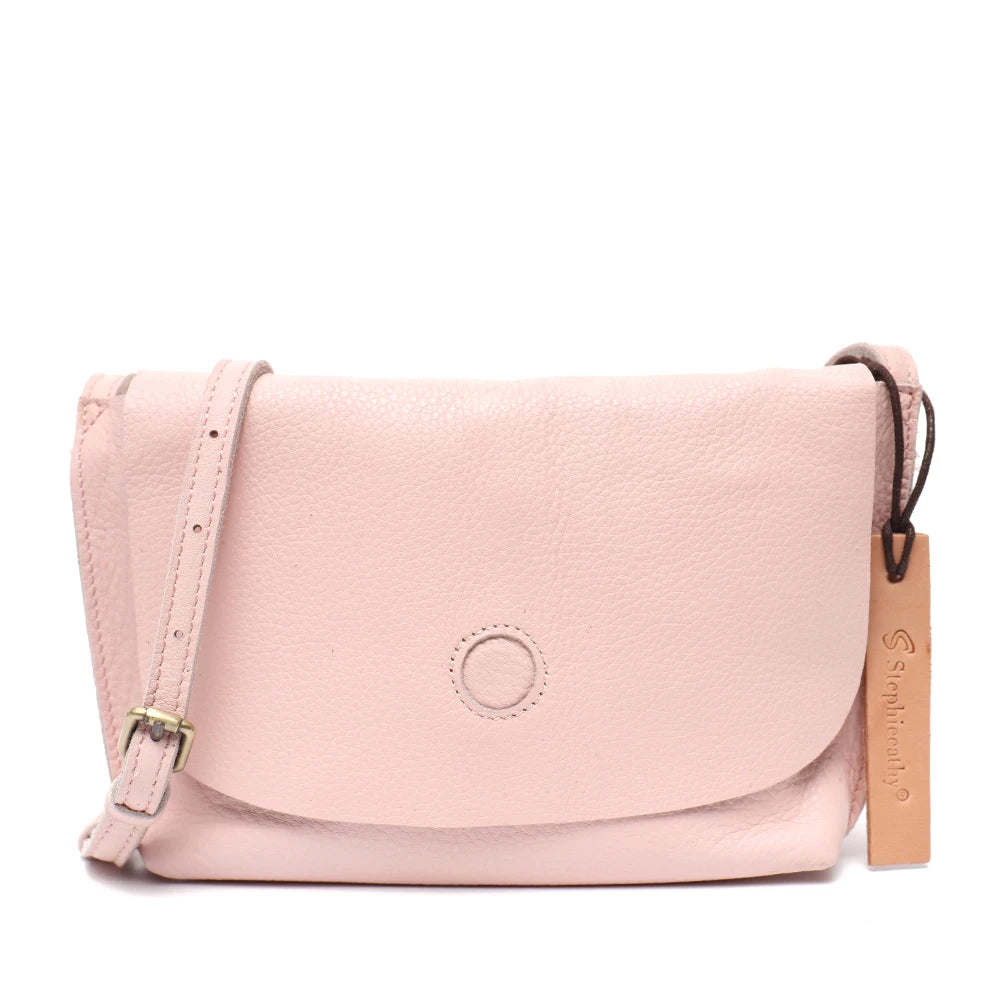 Rounded Flap Crossbody Bag