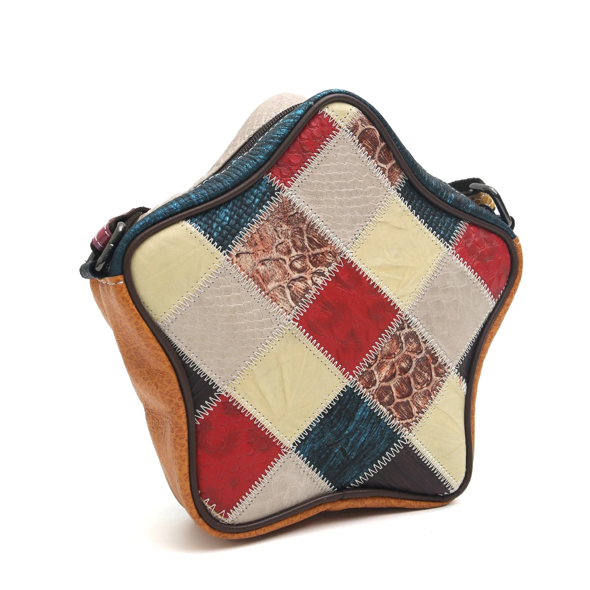 Patchwork Frame Crossbody Bag