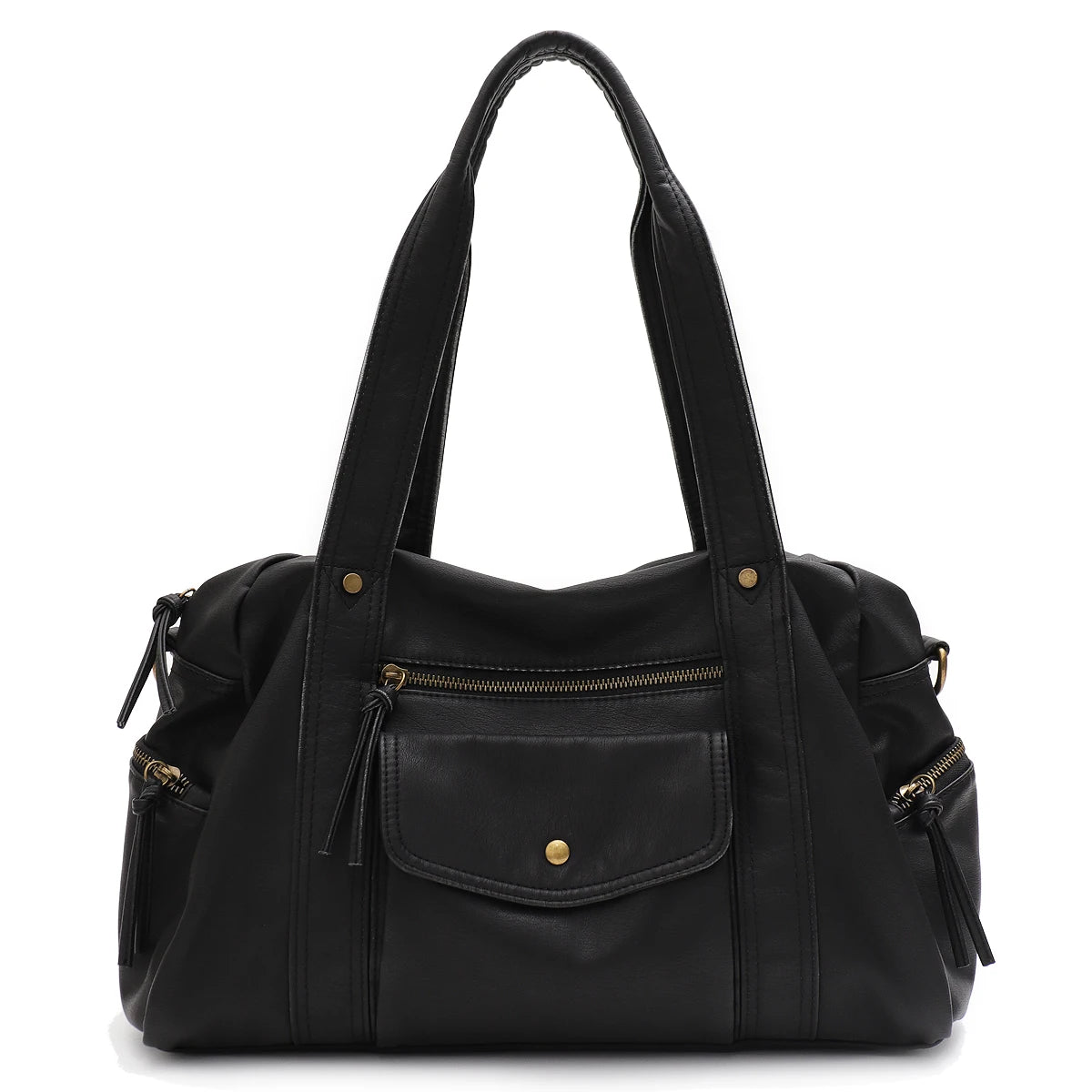 Soft Barrel Shoulder Bag