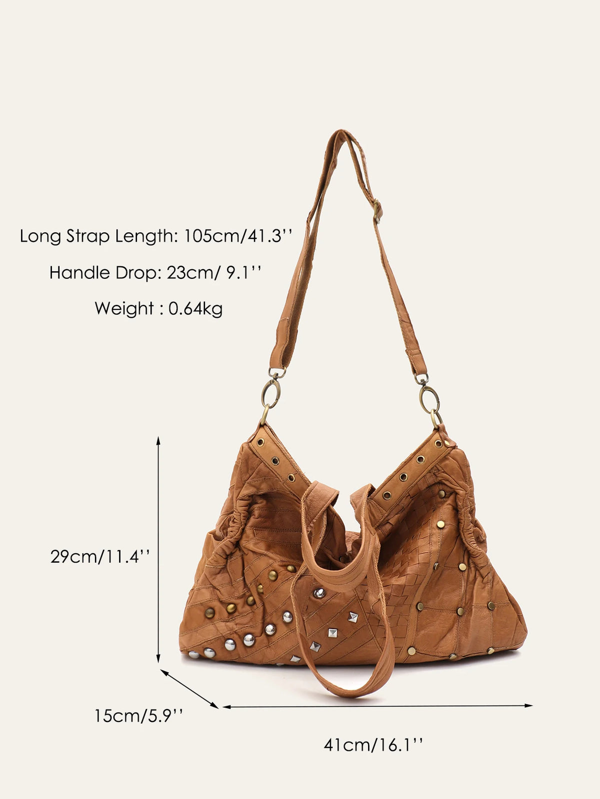 Riveted Patchwork Tote