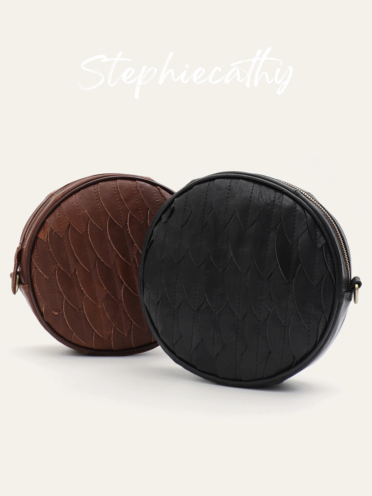 Woven Round Crossbody Bag