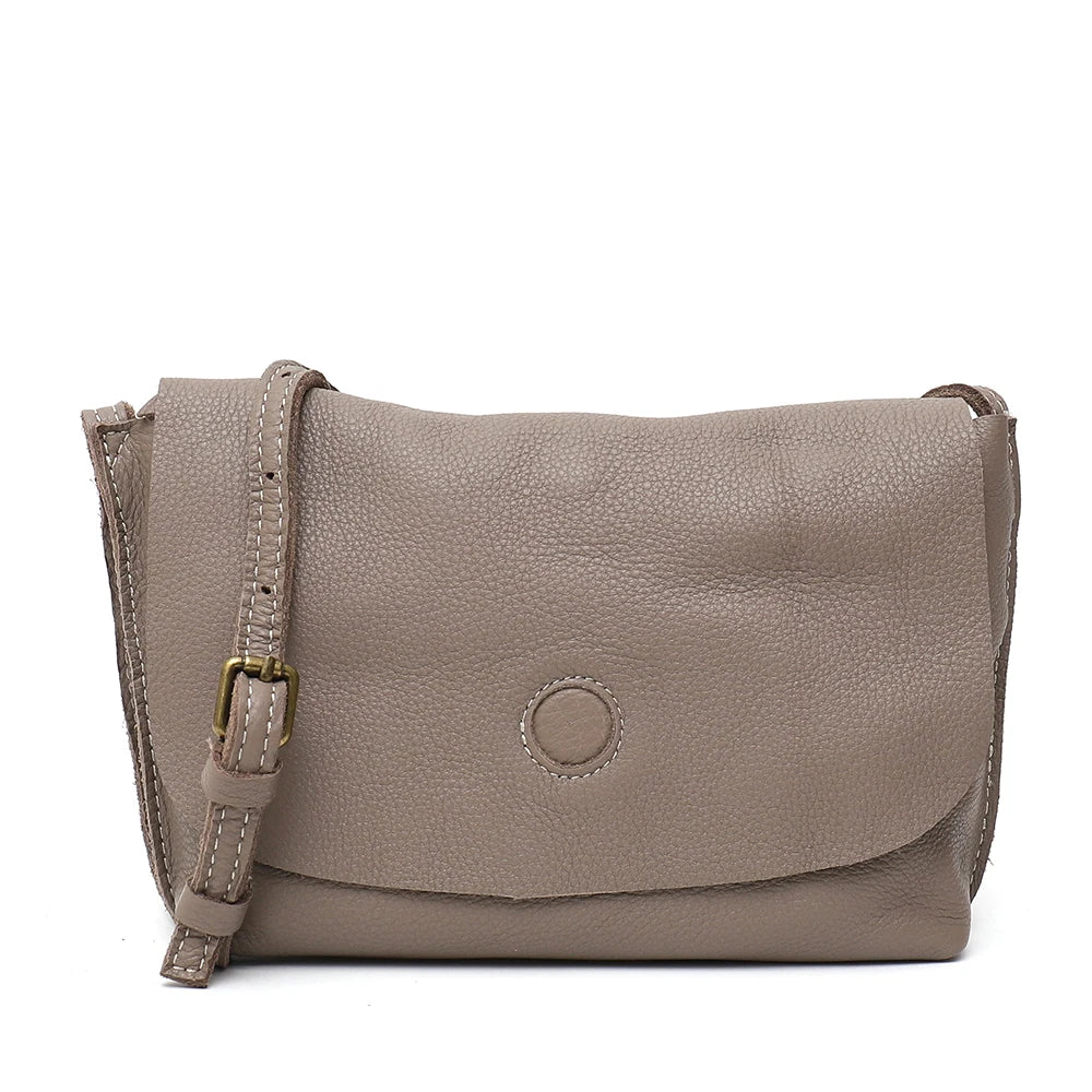 Rounded Flap Crossbody Bag