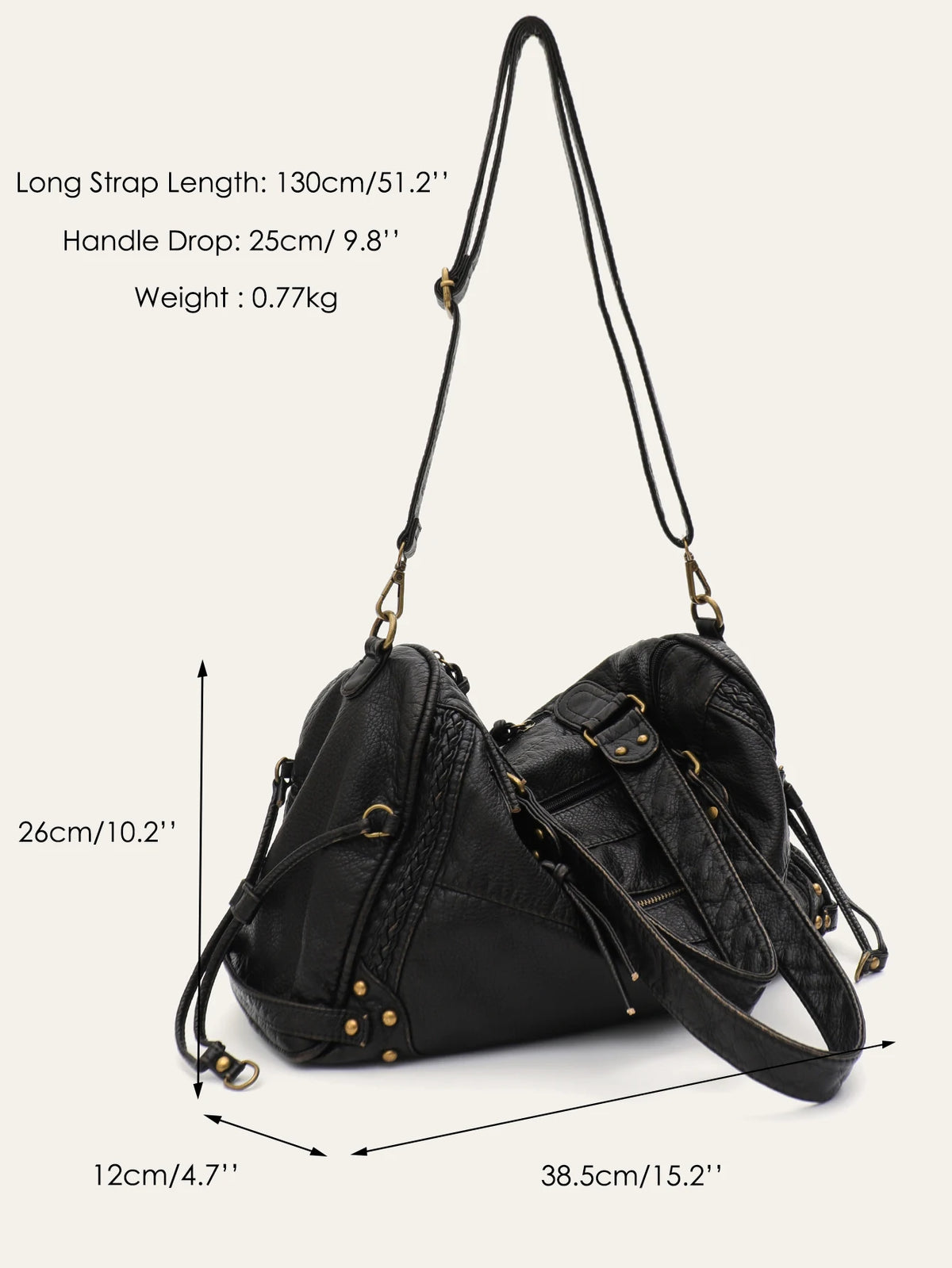 Riveted Multi-Pocket Tote