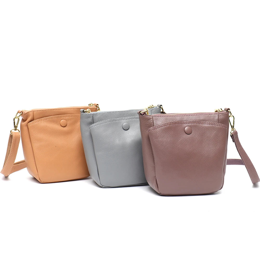 Compact Multi-Pocket Crossbody