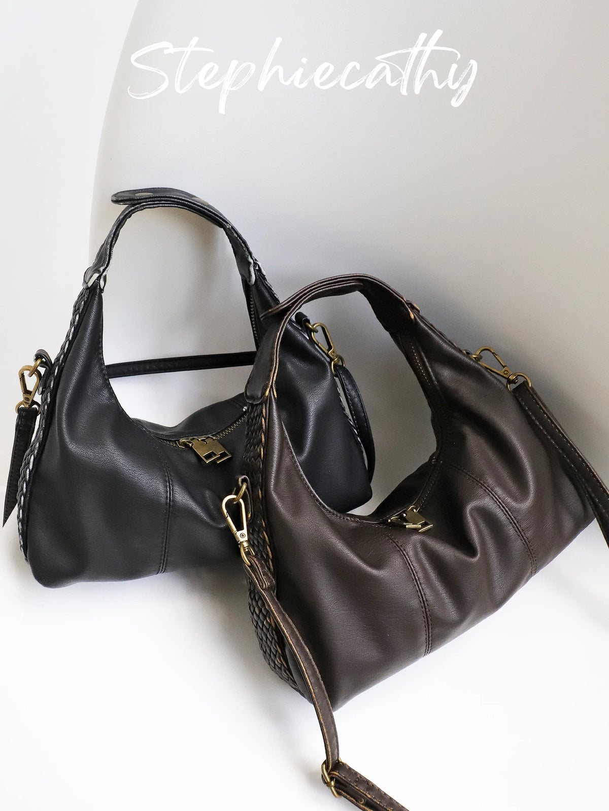 Minimal Zip Hobo Bag
