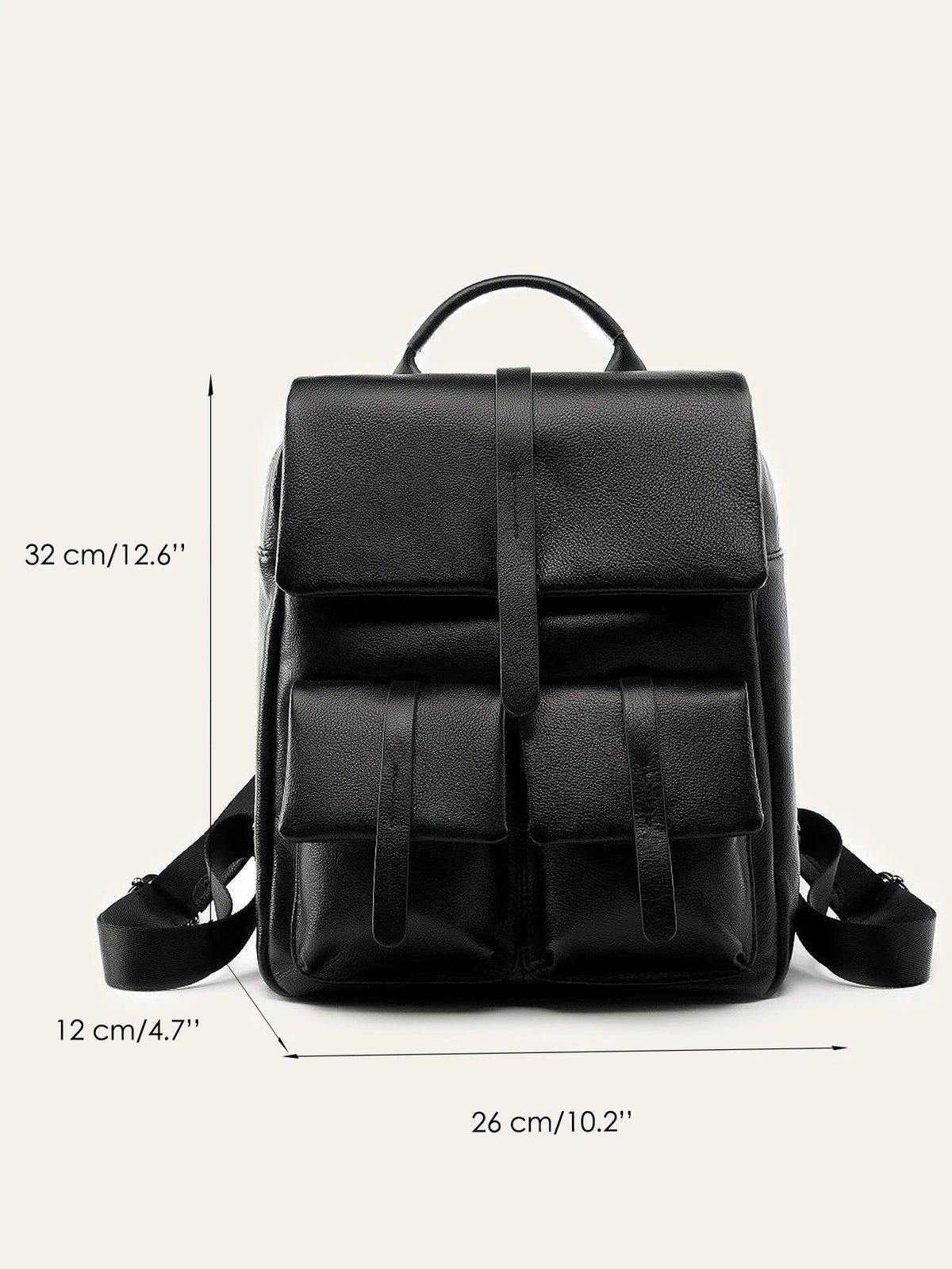 Structured Flap Backpack