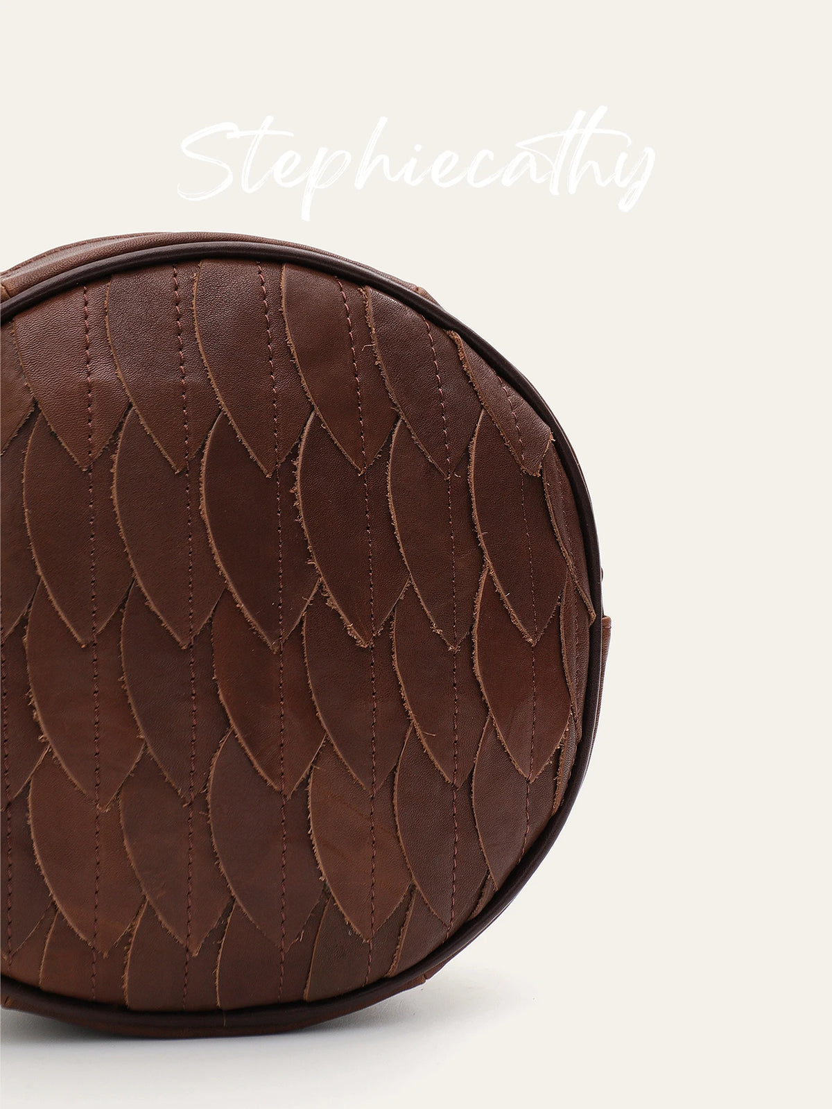 Woven Round Crossbody Bag