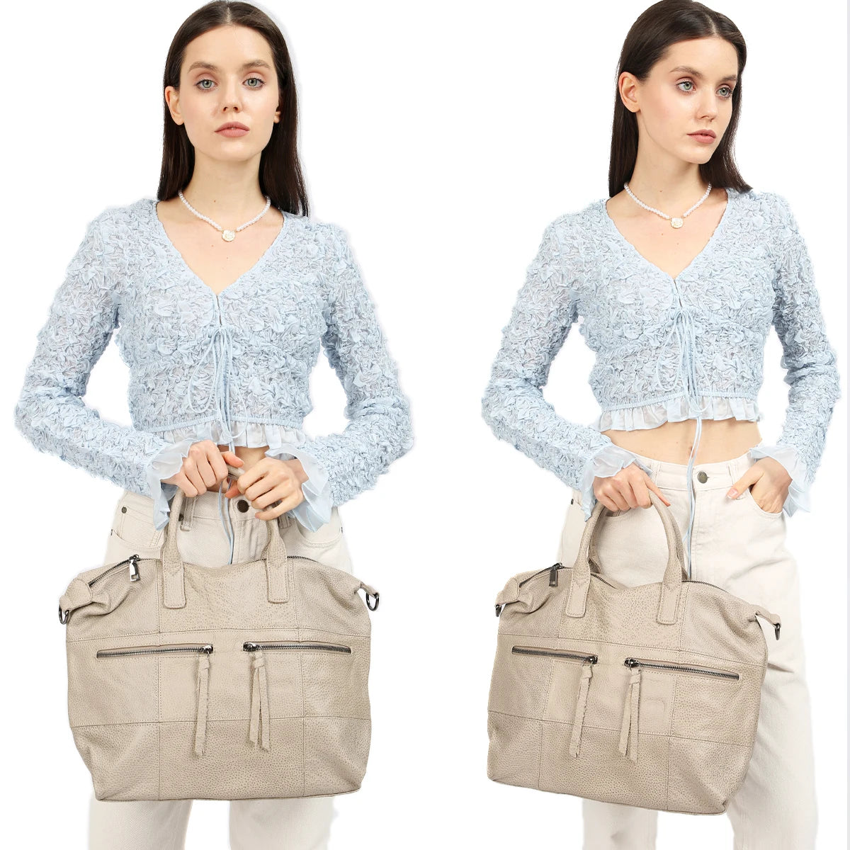 Multi-Pocket Carryall Tote