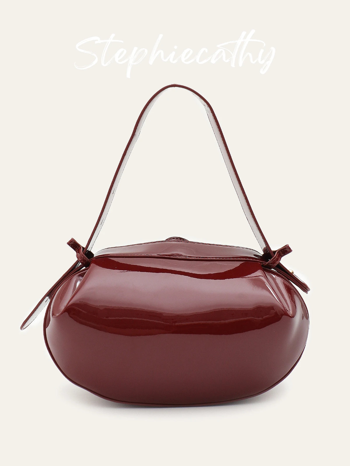 Structured Oval Shoulder Bag