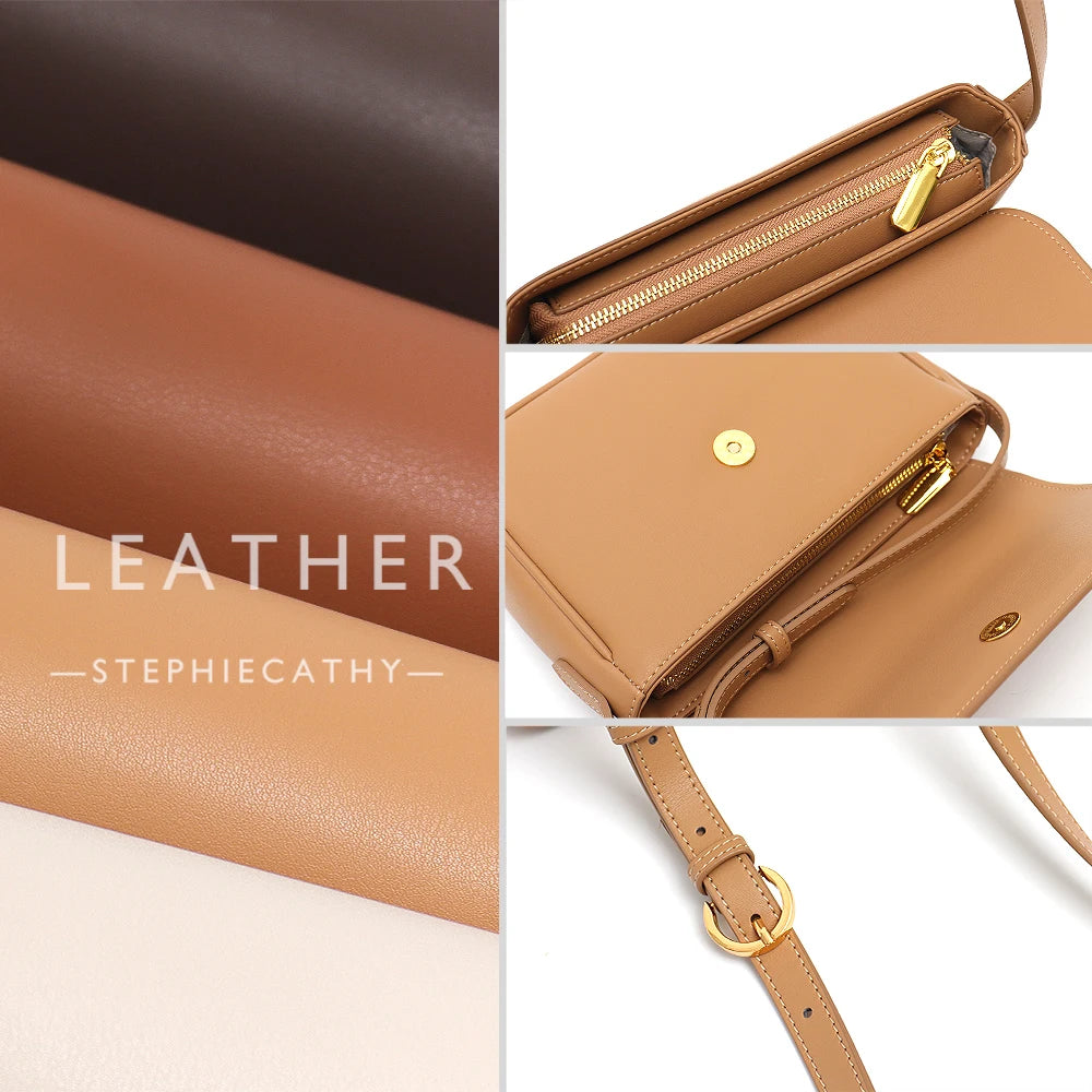 Minimal Flap Crossbody Bag