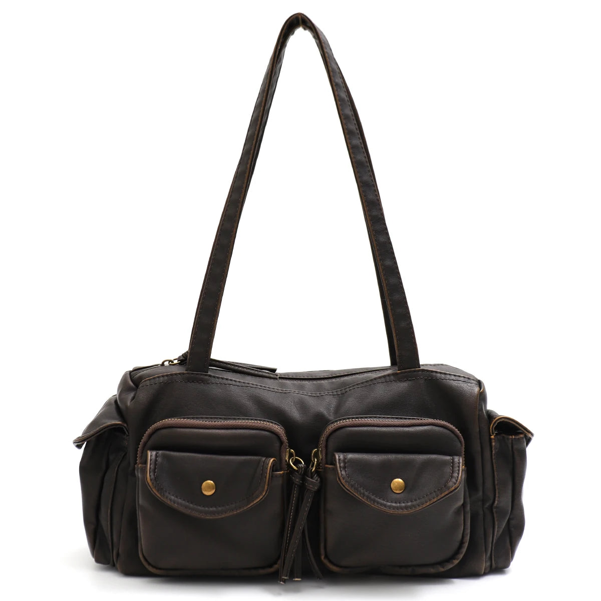Double-Flap Multi-Pocket Tote