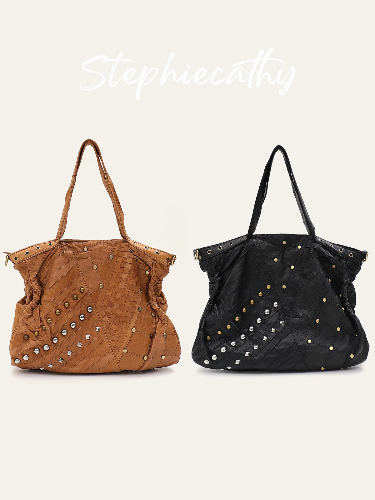 Riveted Patchwork Tote