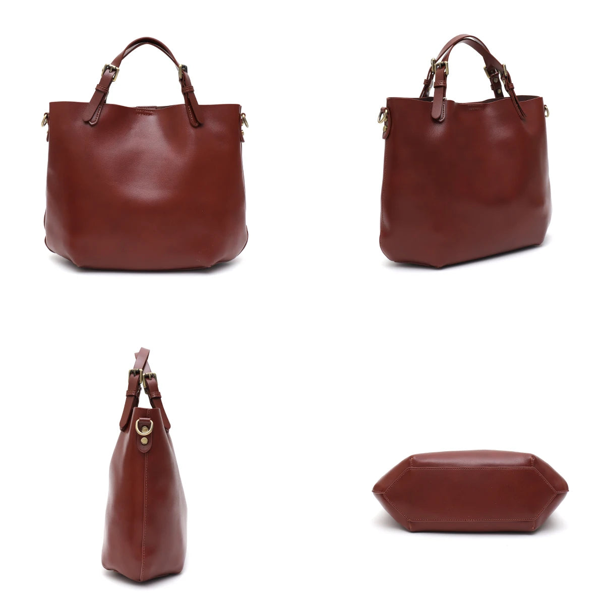 Curved Top-Handle Crossbody