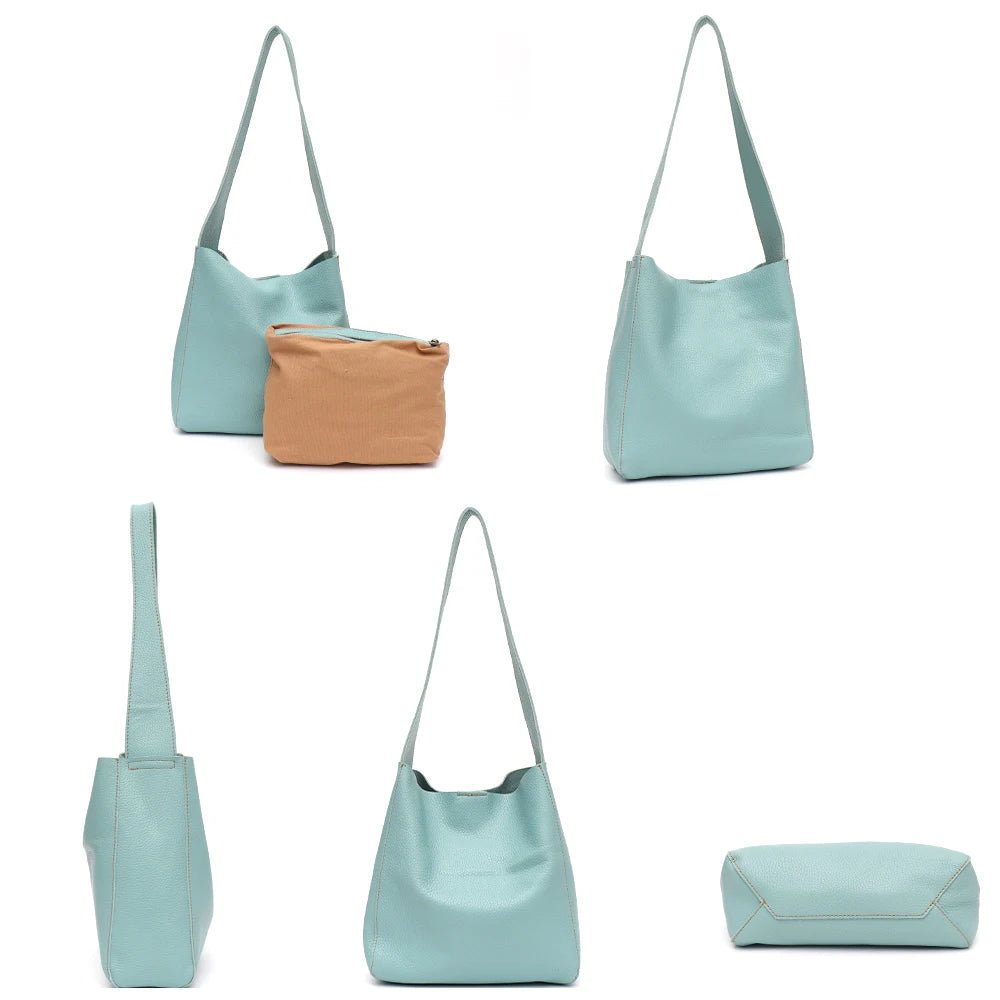 Minimal Soft Shoulder Bag