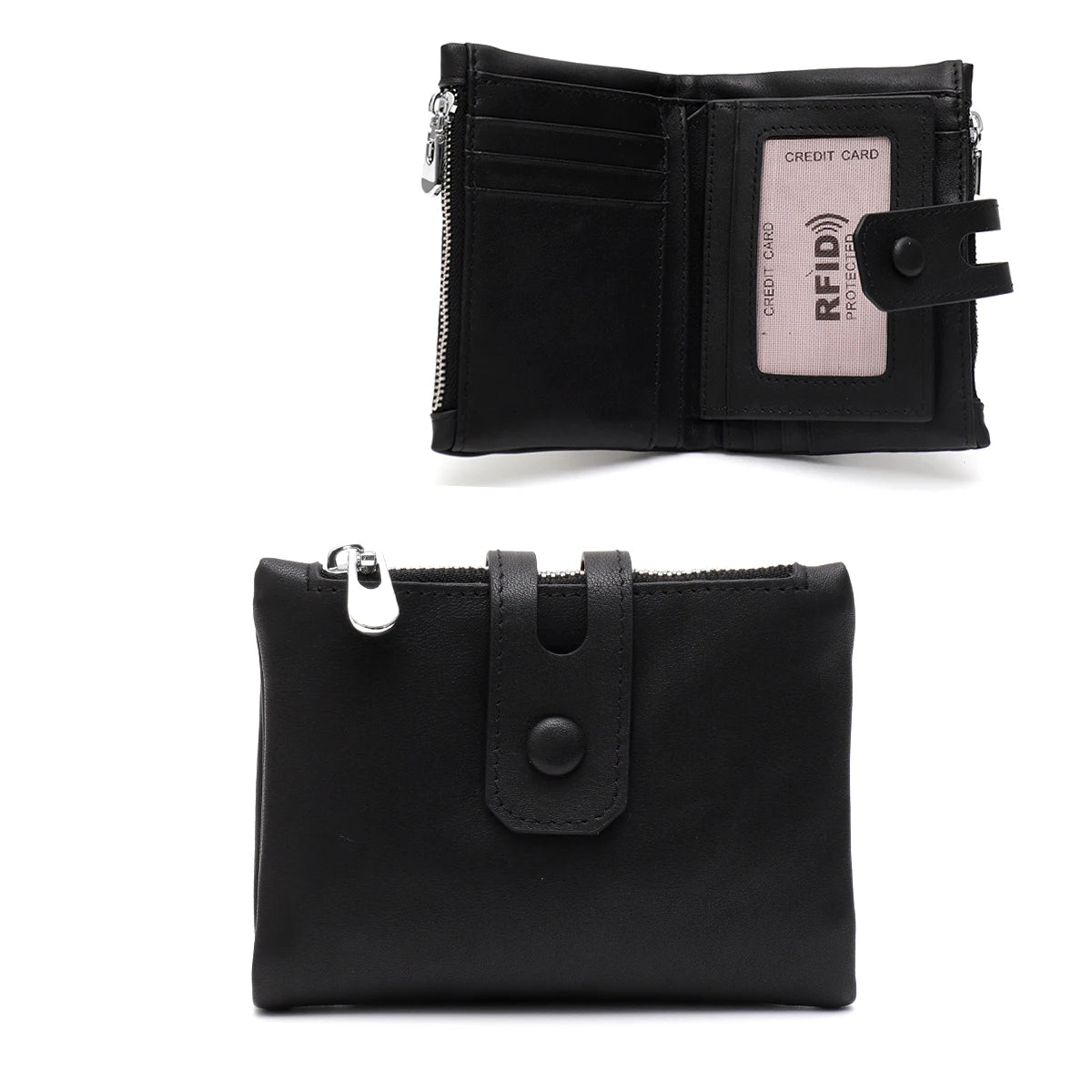 Double-Zip Snap Wallet