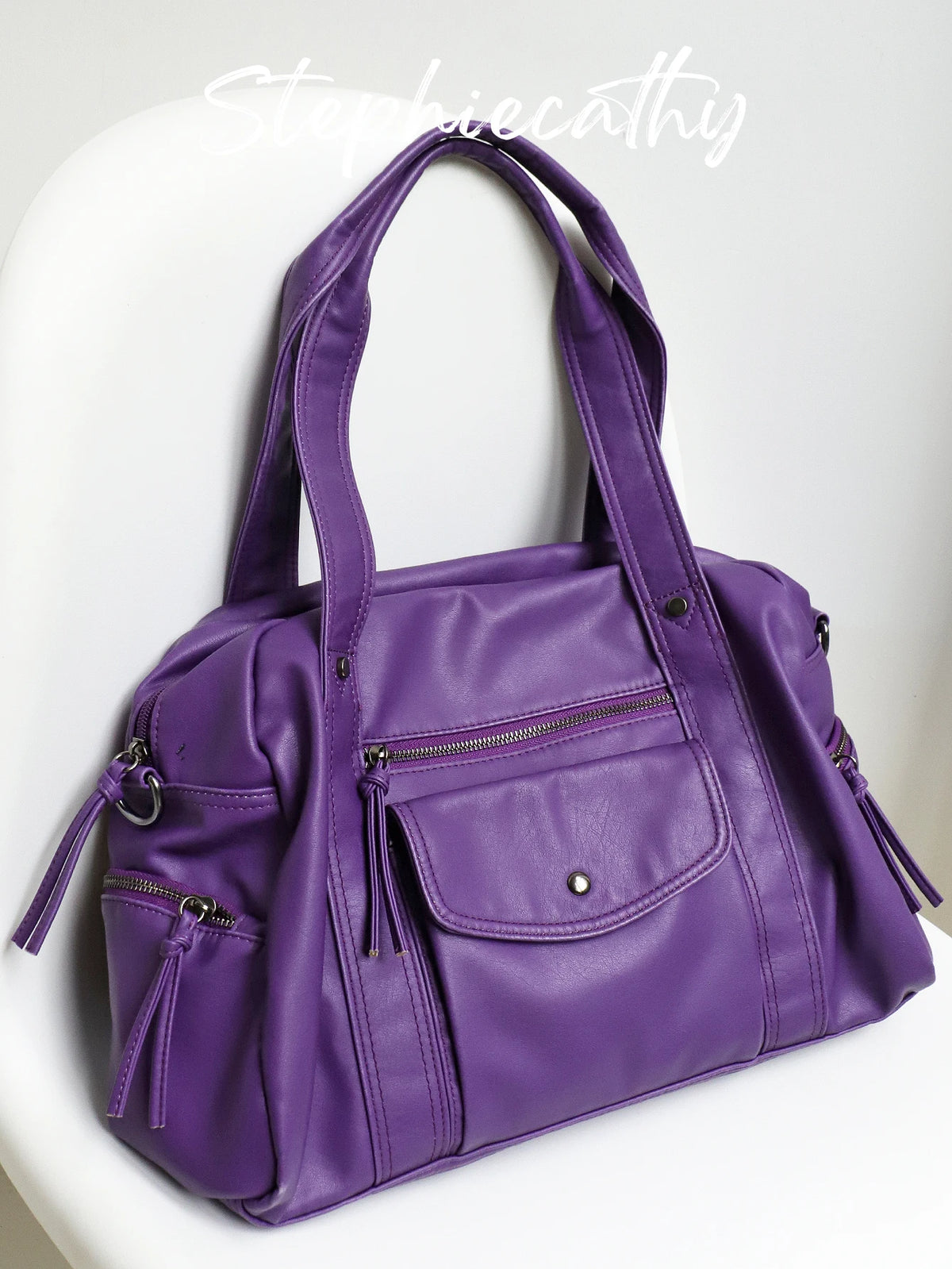 Soft Barrel Shoulder Bag