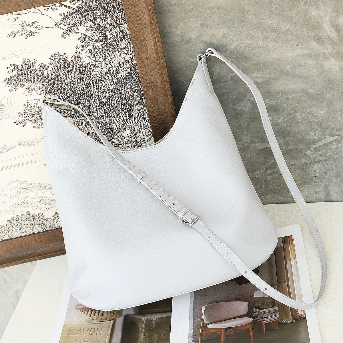 Soft Crescent Hobo Bag