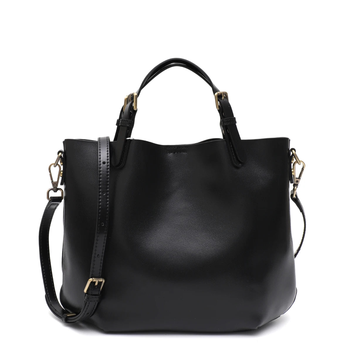 Curved Top-Handle Crossbody