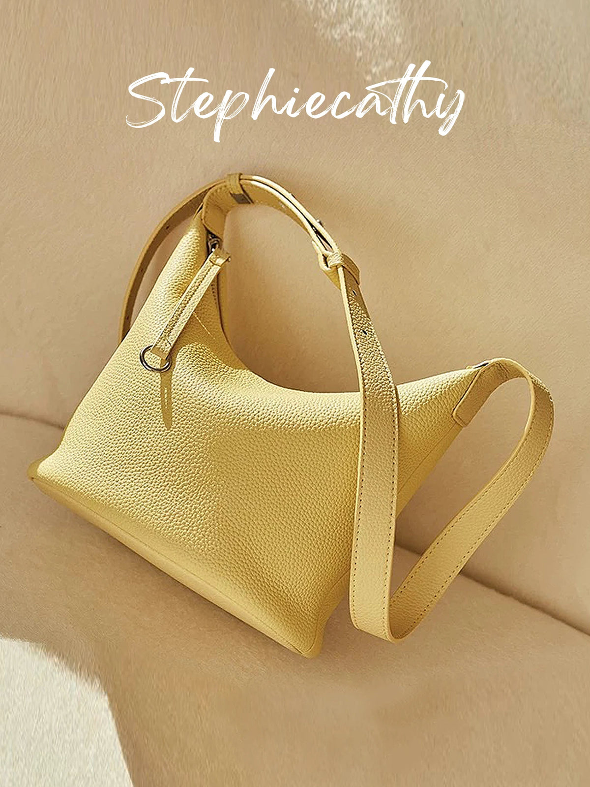 Compact Bucket Crossbody Bag