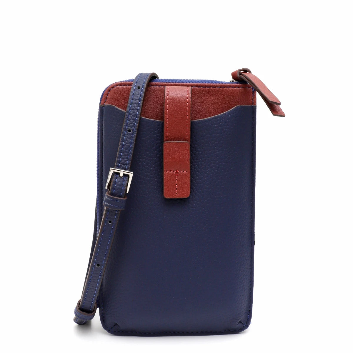 Contrast Phone Crossbody Pouch