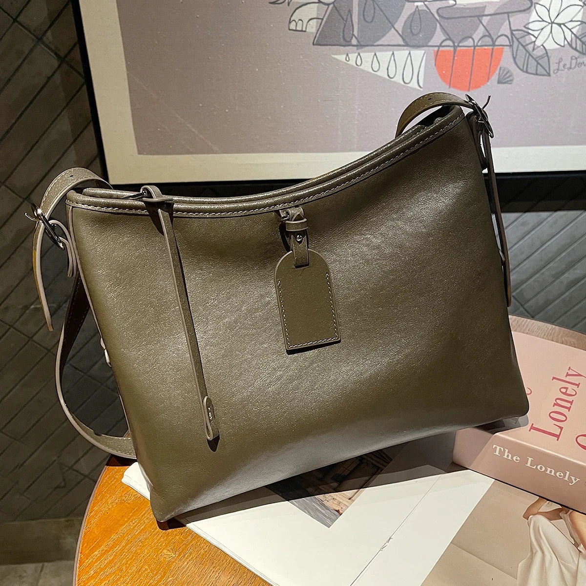 Minimal Square Shoulder Bag