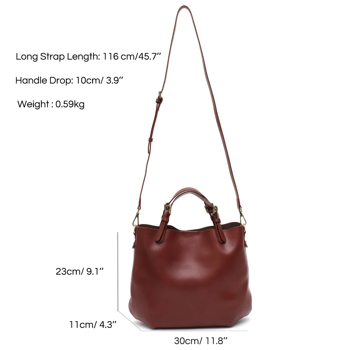 Curved Top-Handle Crossbody