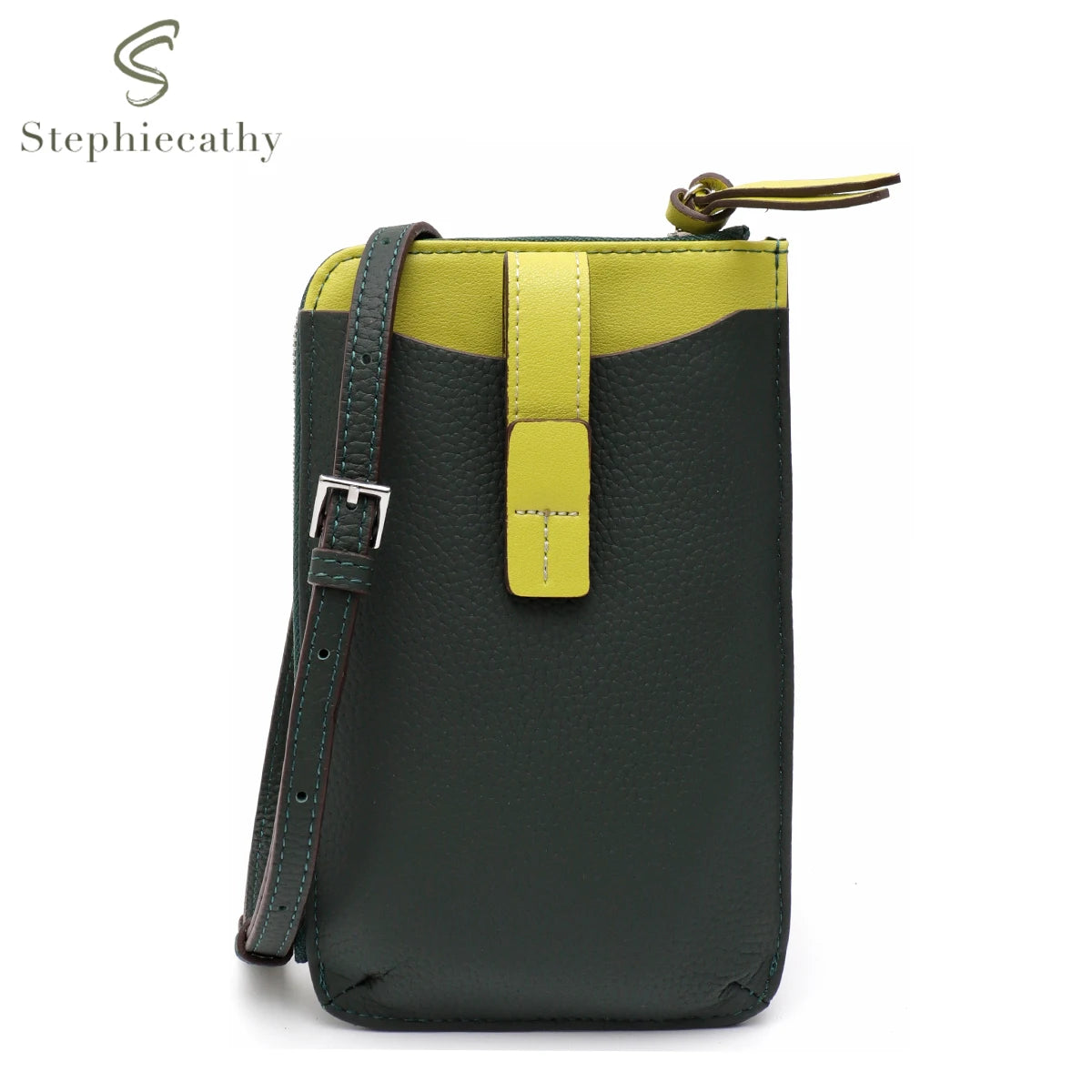 Contrast Phone Crossbody Pouch