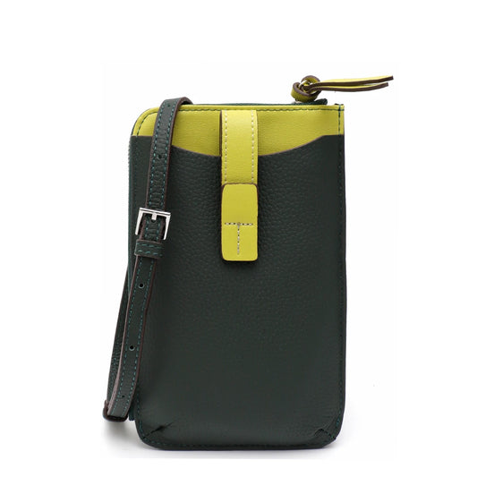 Contrast Phone Crossbody Pouch