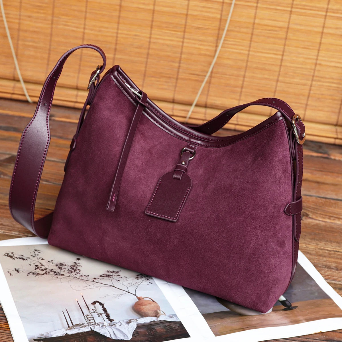 Adjustable Soft Hobo Bag
