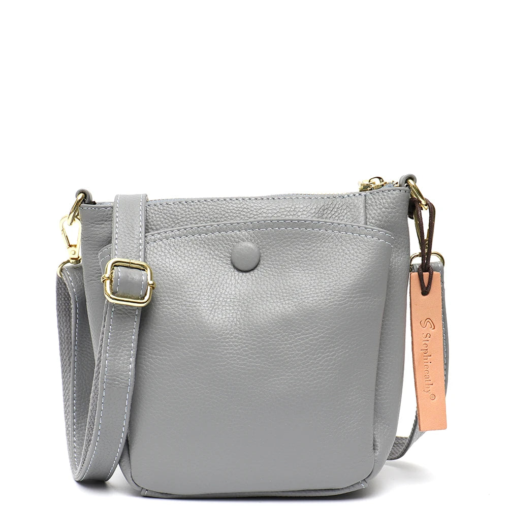 Compact Multi-Pocket Crossbody