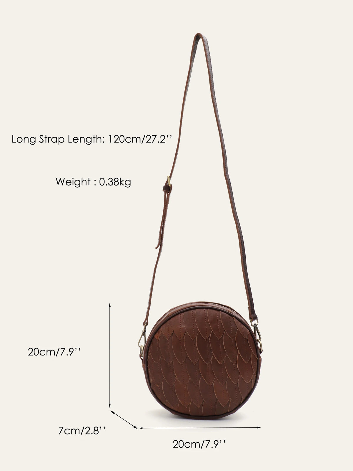 Woven Round Crossbody Bag