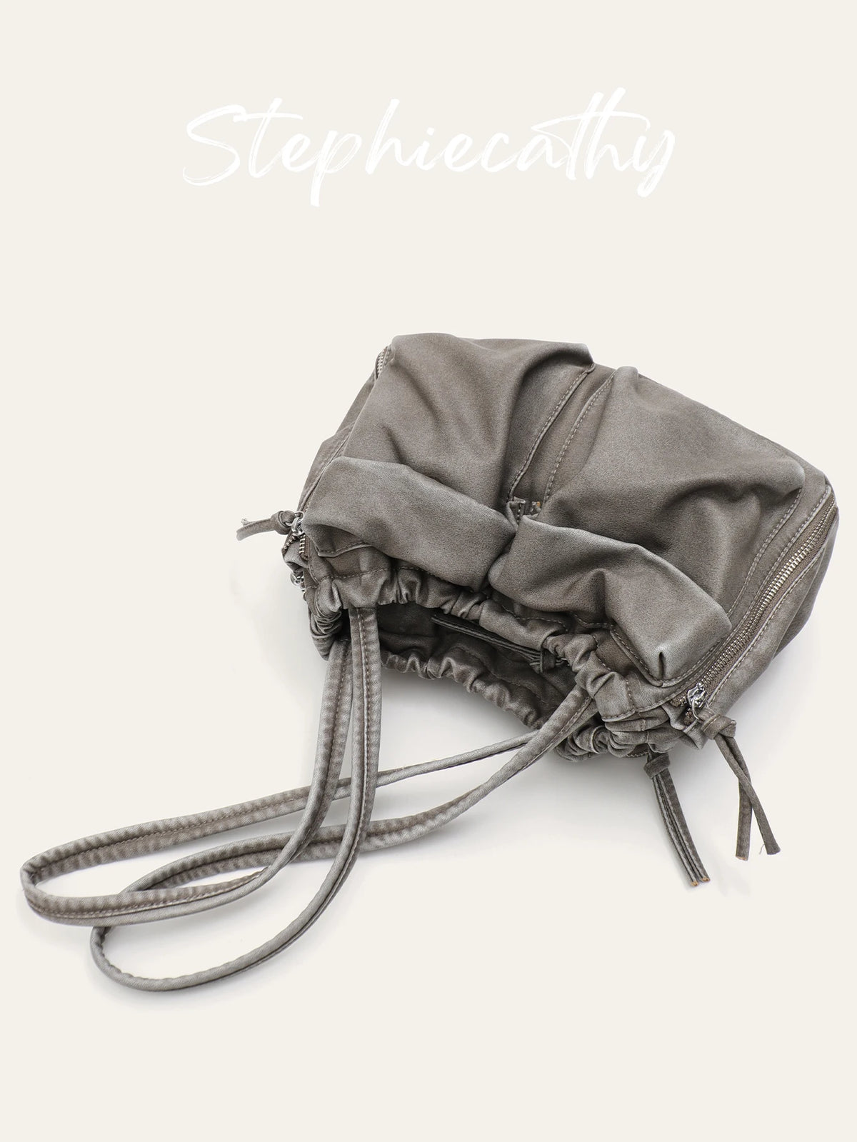 Multi-Pocket Shoulder Tote