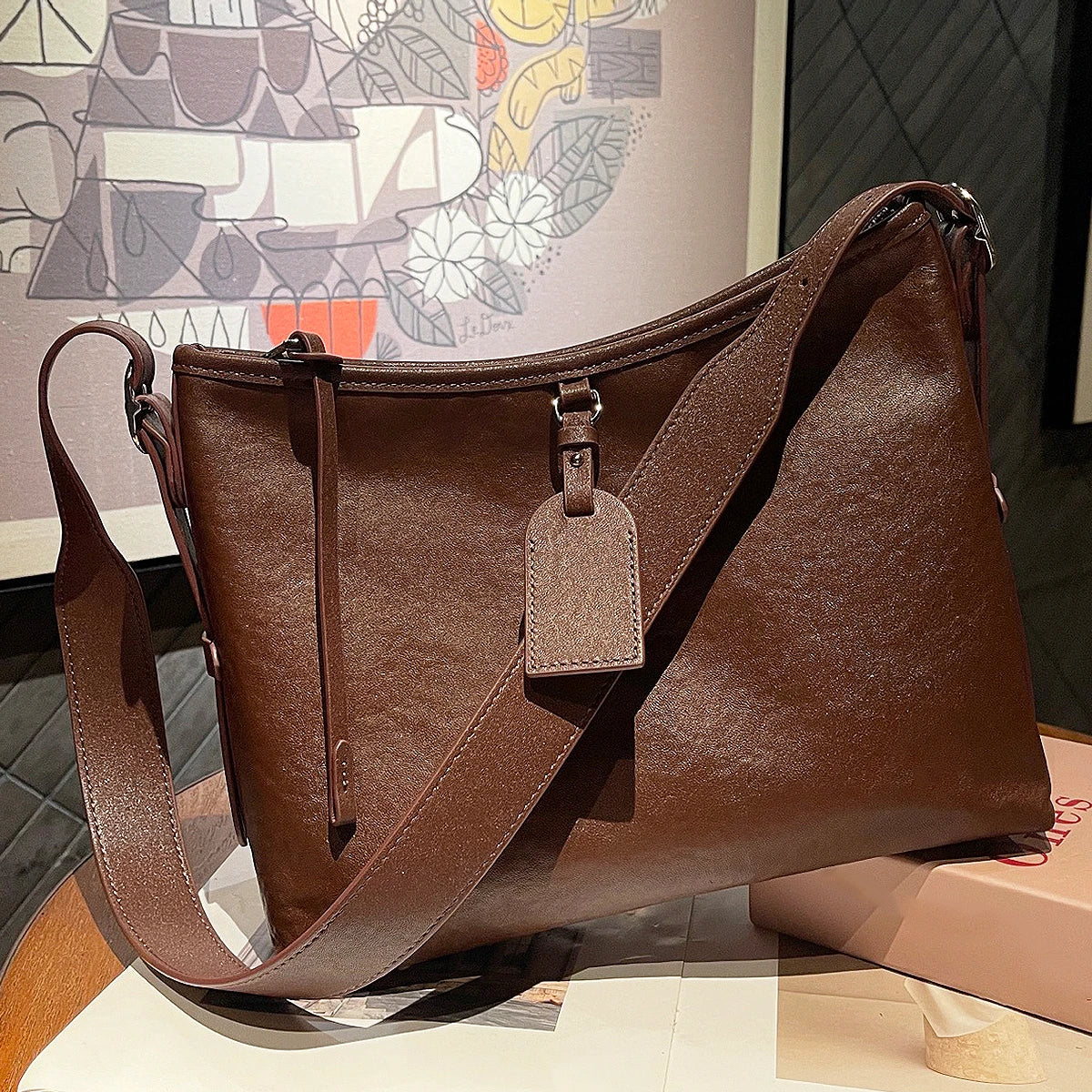 Minimal Square Shoulder Bag