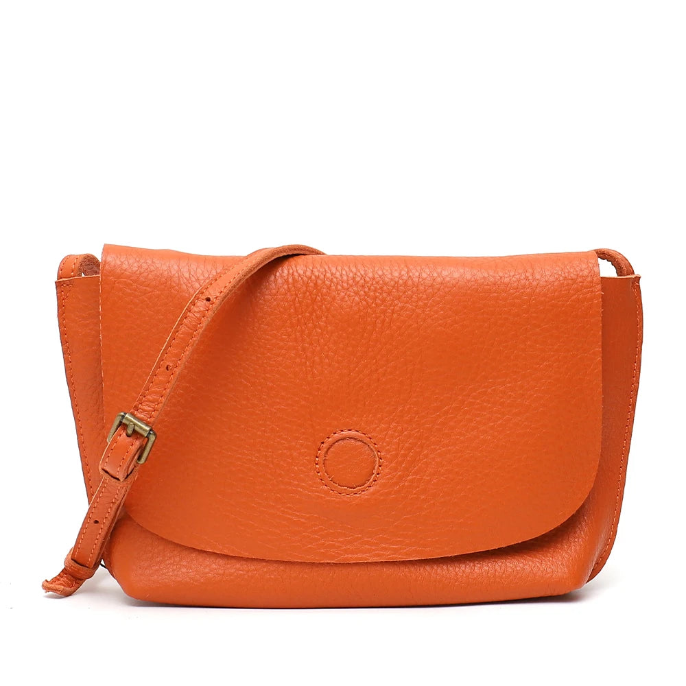 Rounded Flap Crossbody Bag