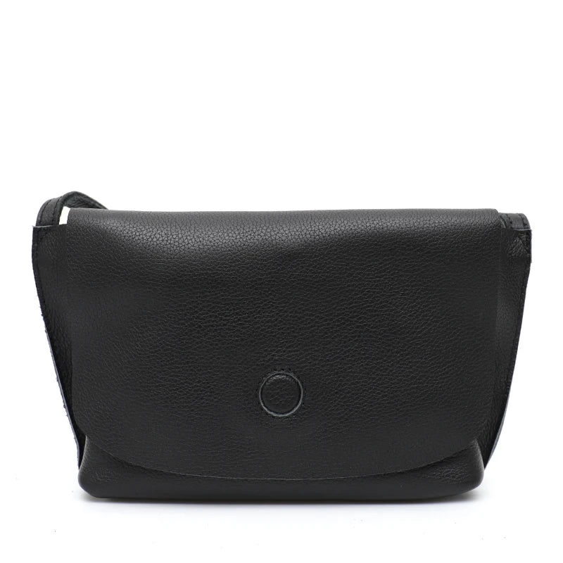 Rounded Flap Crossbody Bag