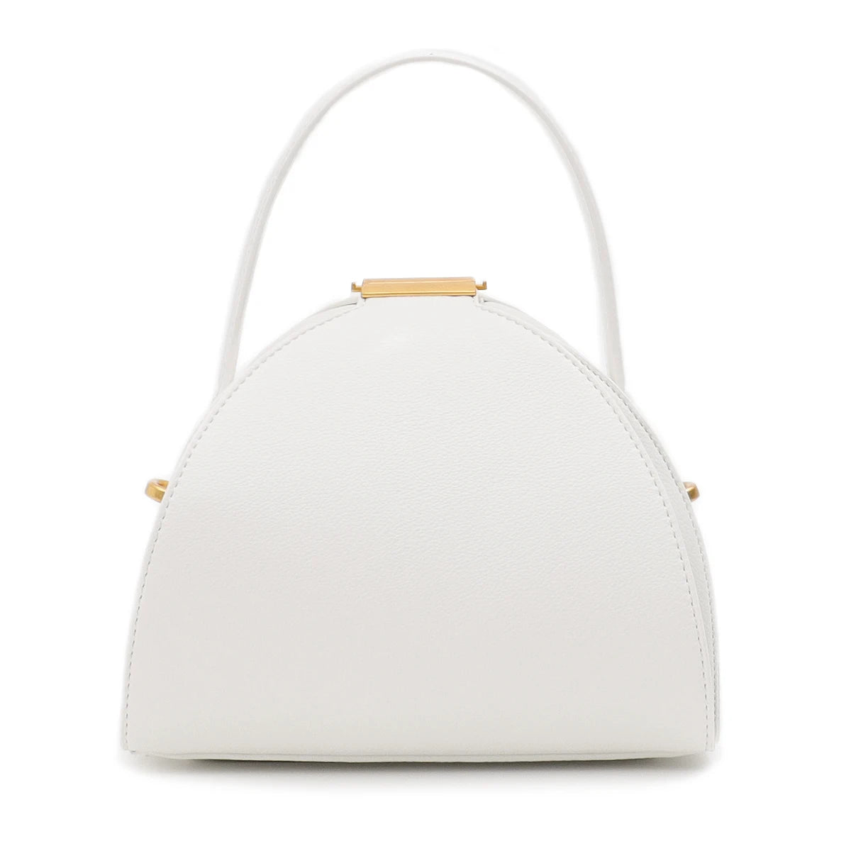 Sculpted Dome Top-Handle Bag