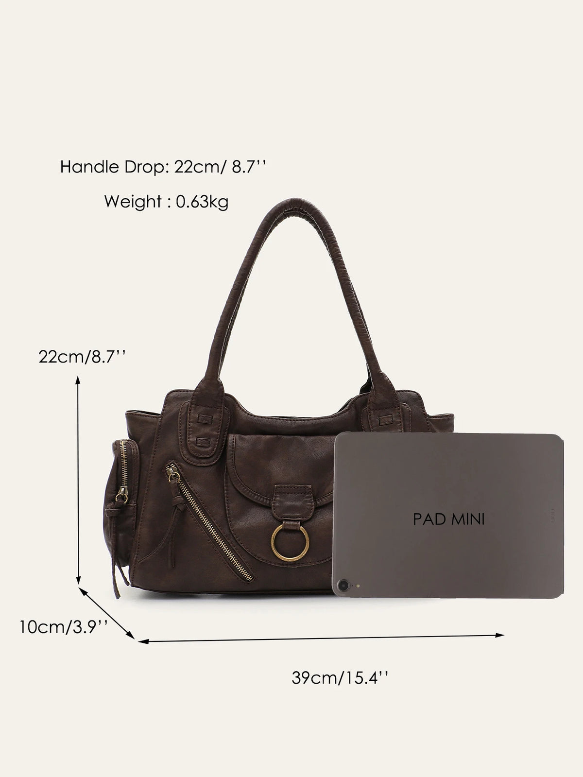 Preppy Multi-Pocket Satchel