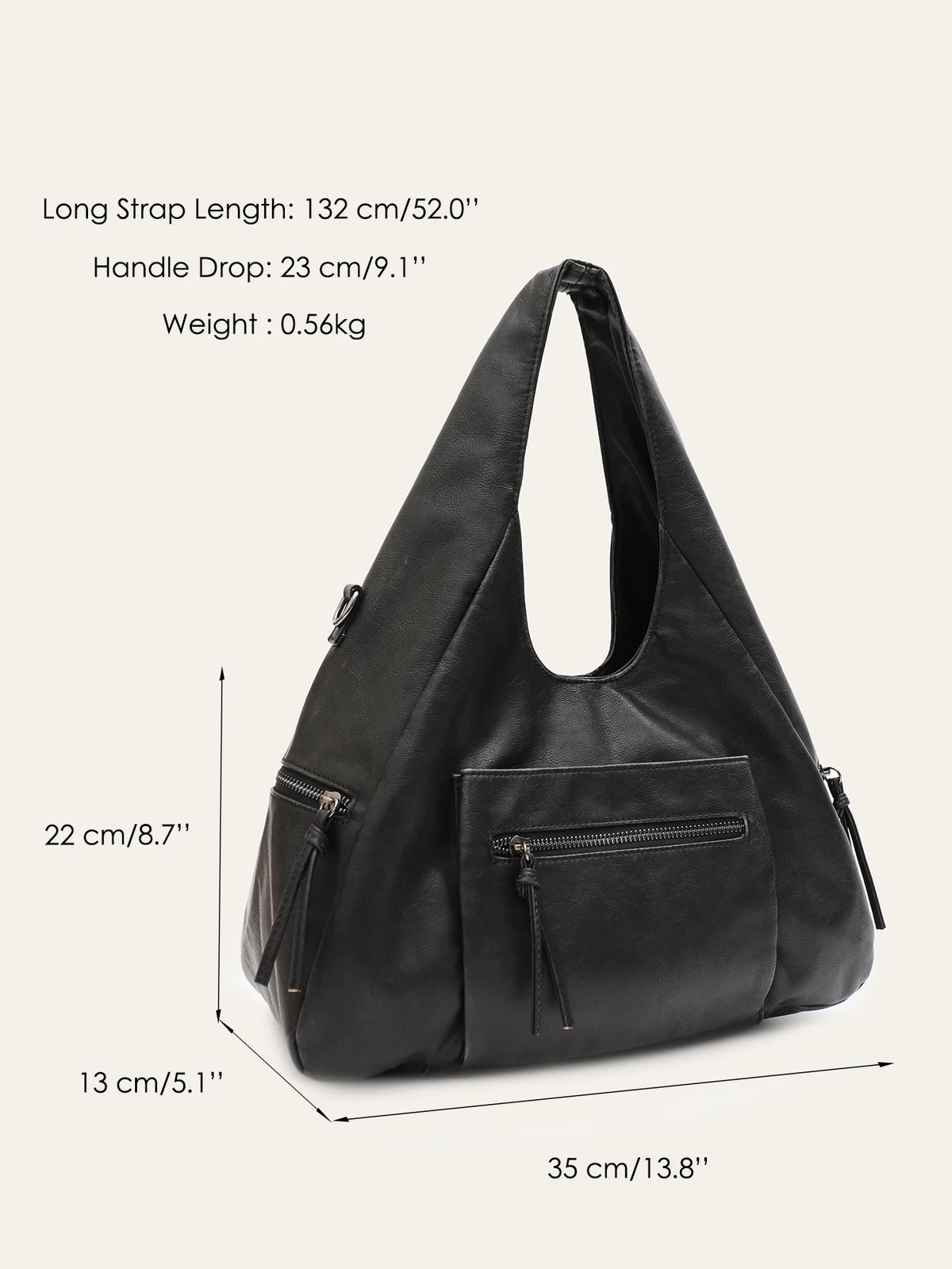 Multi-Pocket Cutout Hobo