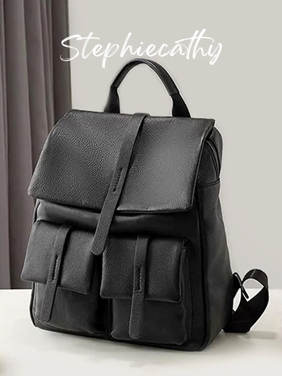 Structured Flap Backpack