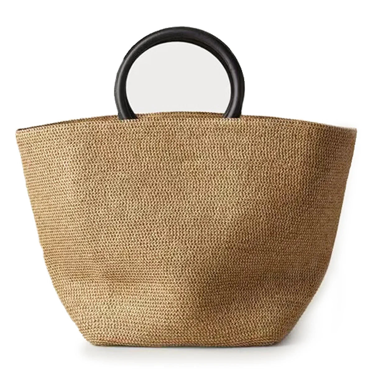 Round-Handle Beach Tote