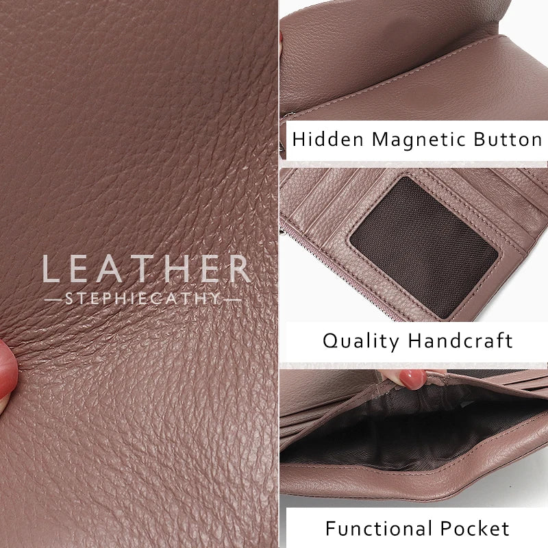 Minimal Flap Trifold Wallet
