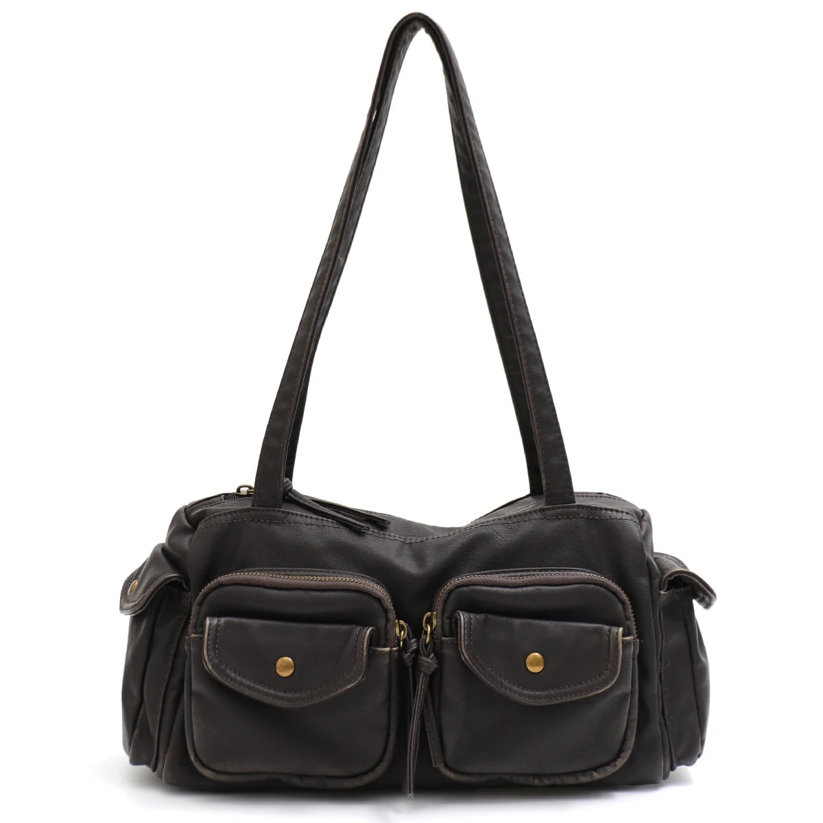 Double-Flap Multi-Pocket Tote