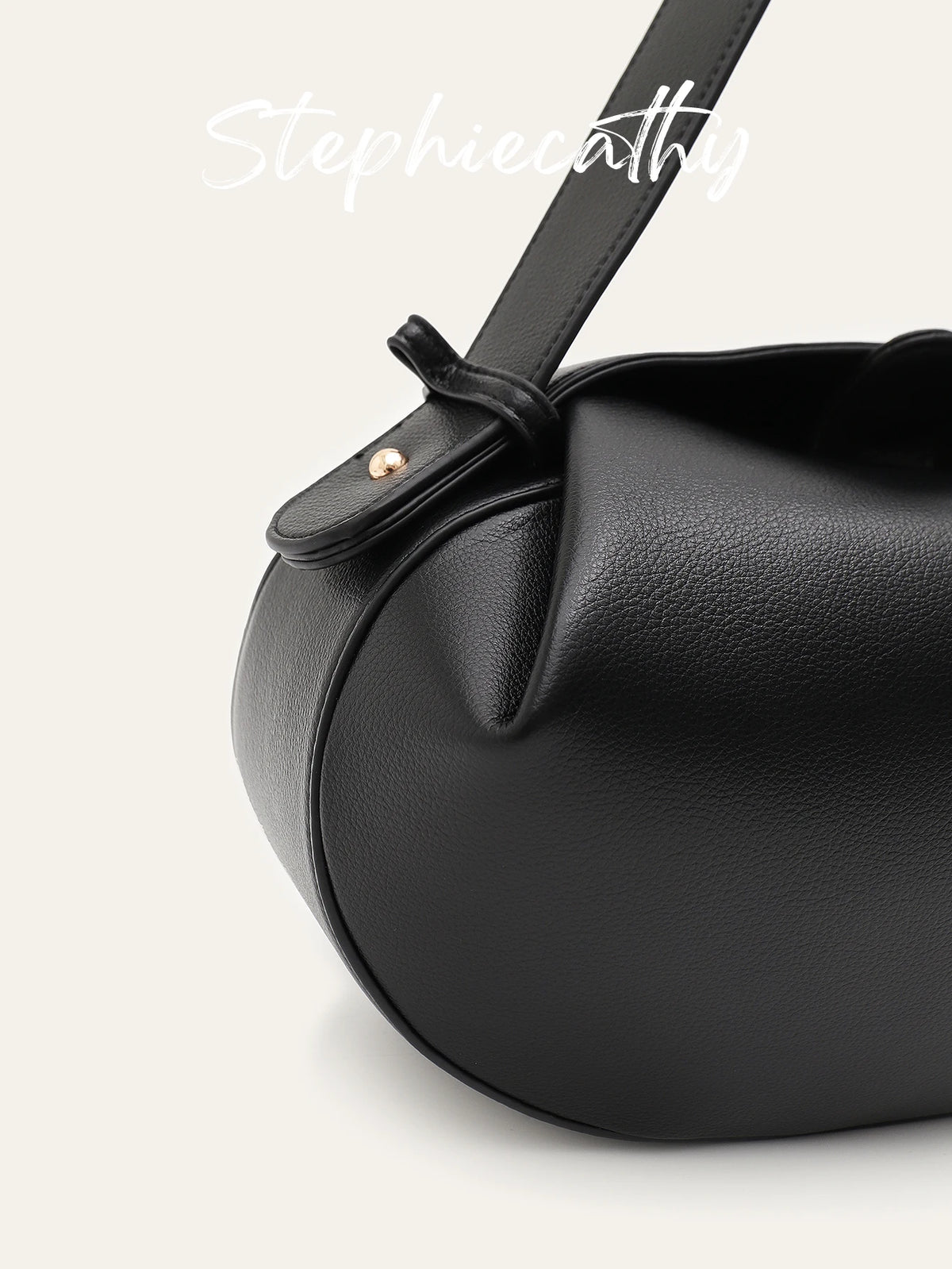 Structured Oval Shoulder Bag