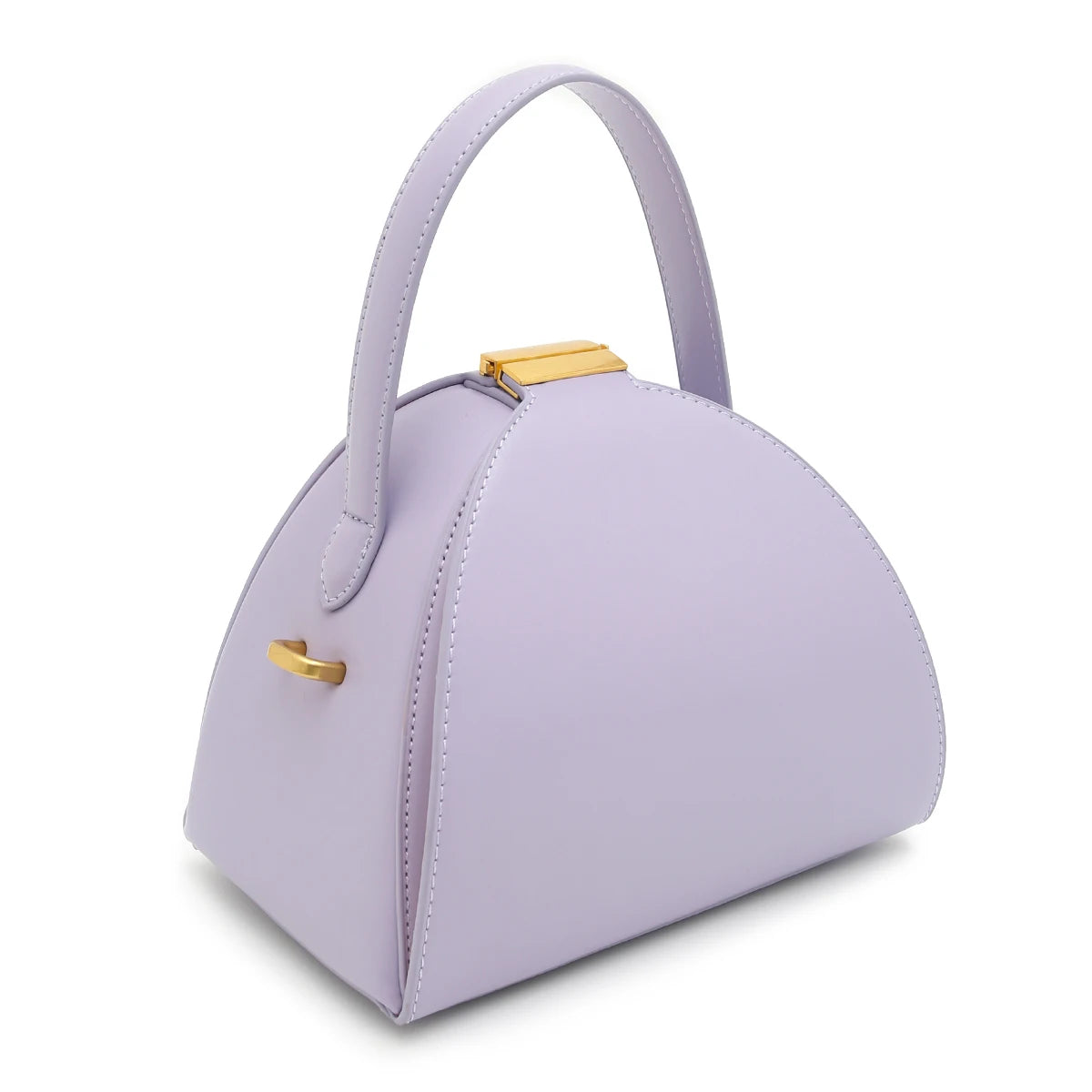Sculpted Dome Top-Handle Bag