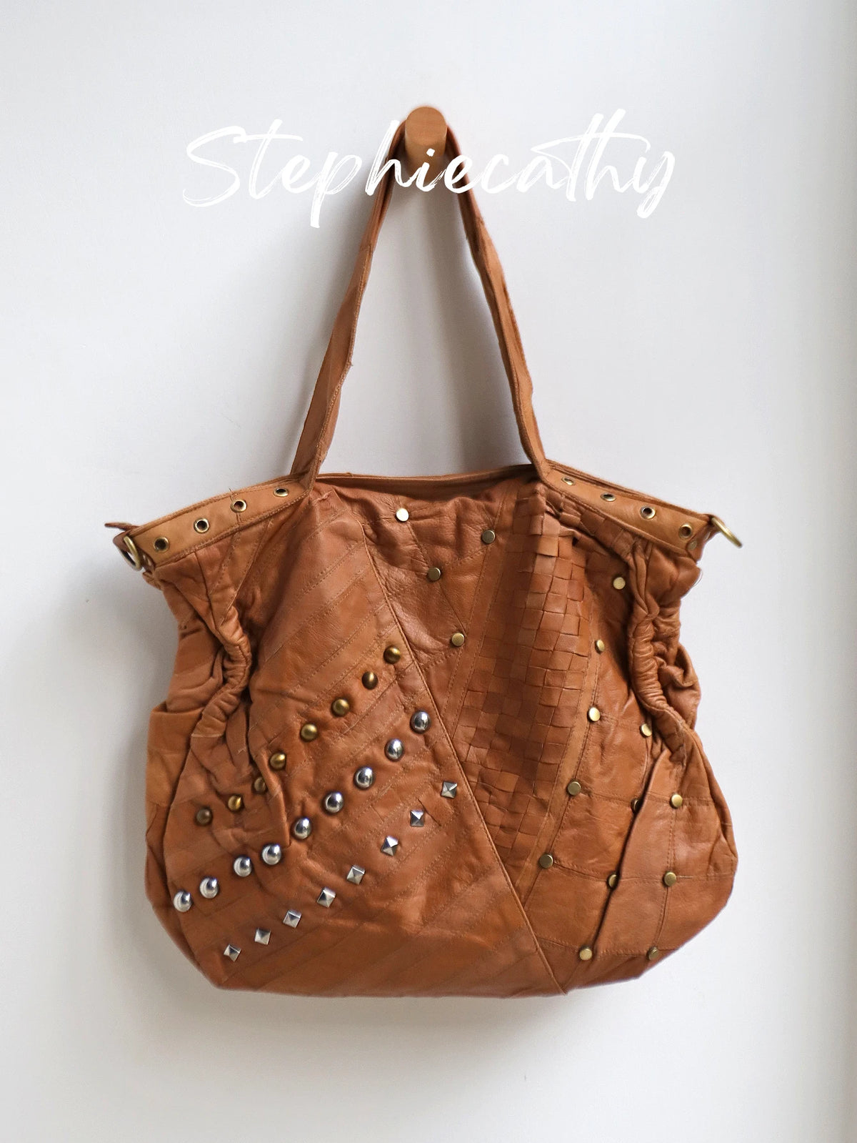 Riveted Patchwork Tote