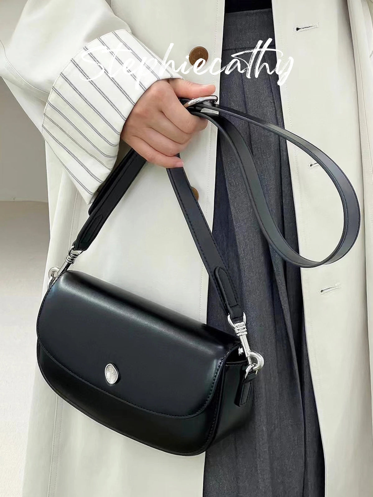 Slim Flap Crossbody Bag