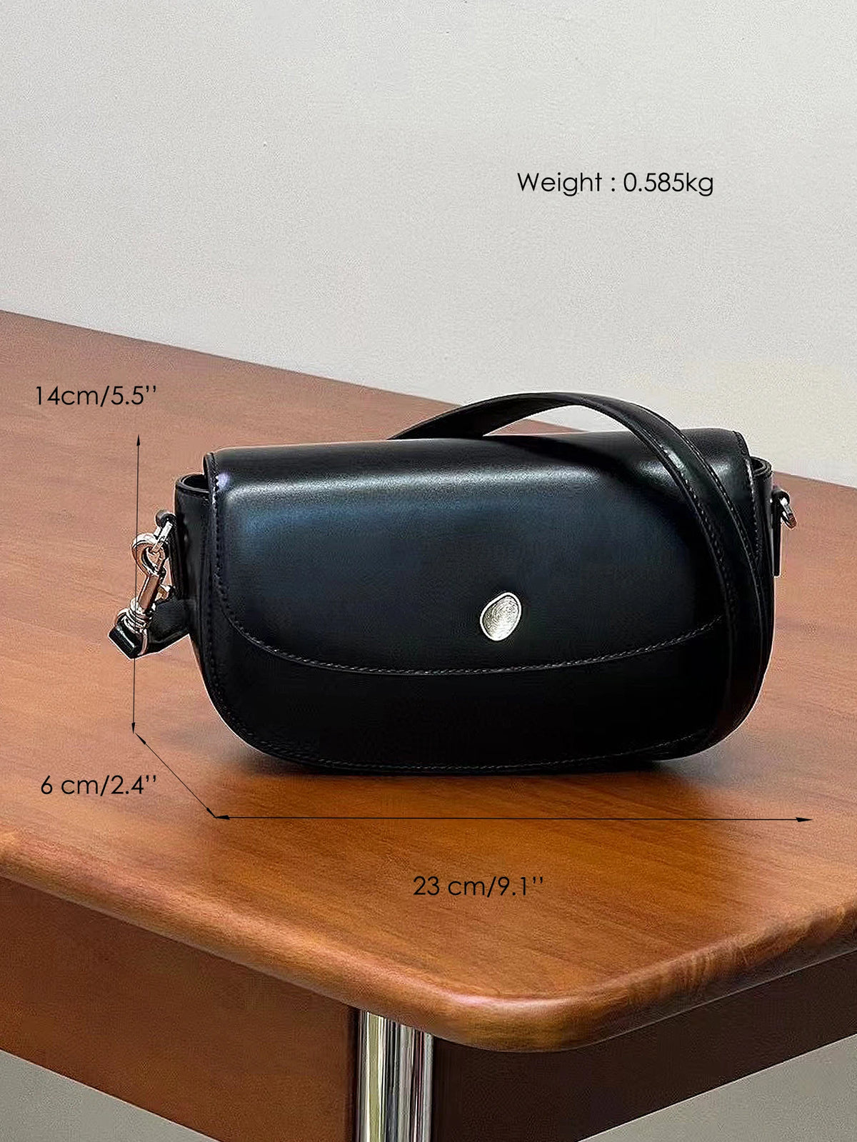 Slim Flap Crossbody Bag