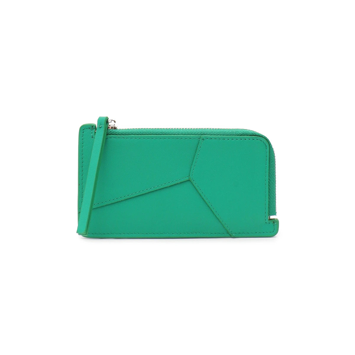 Geometric Zip Card Holder